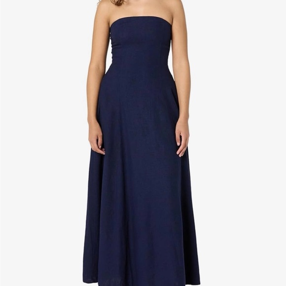 chinese dress ladies The Drop Women's Carlota Strapless Linen Maxi Dress, Crimson, XXS :  Amazon.ca: Clothing, Shoes & Accessories main image 1